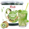 Fanale Kiwi Popping Boba Pearls, Vegan, Non GMO, Gluten Free, Fat Free, Perfect for Bubble Tea, Smoothies, Ice Cream, Desserts, 