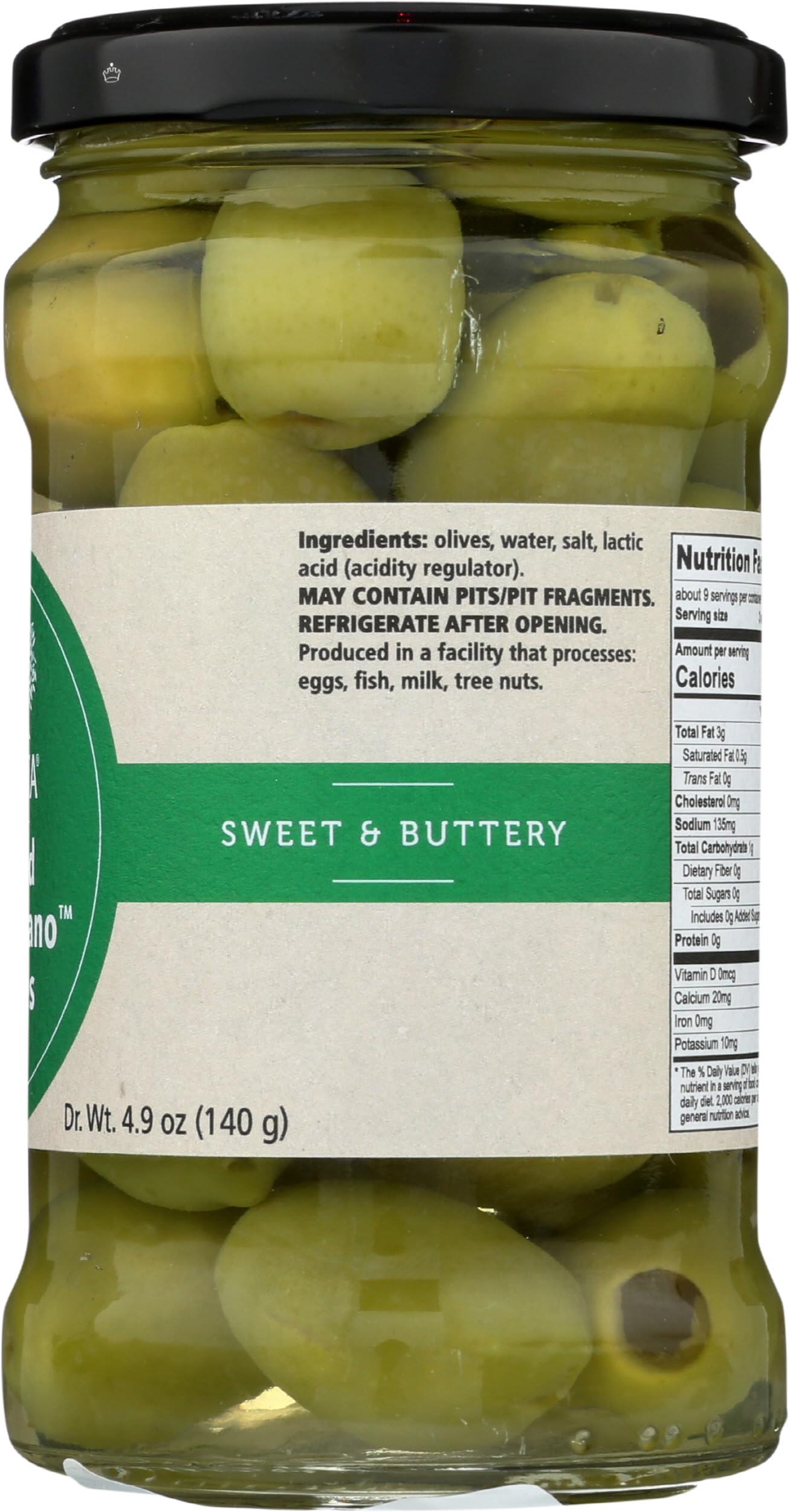 Divina - Olives Pitted Frescatrano - Case of 6 - 4.9 OZ (6x4.9 OZ)