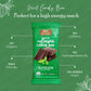 Missy Js Organic Carob Dark Delights Candy Bar, Unsweetened Mint, Keto, Vegan, Gluten-Free, 3 Oz, Pack of 6
