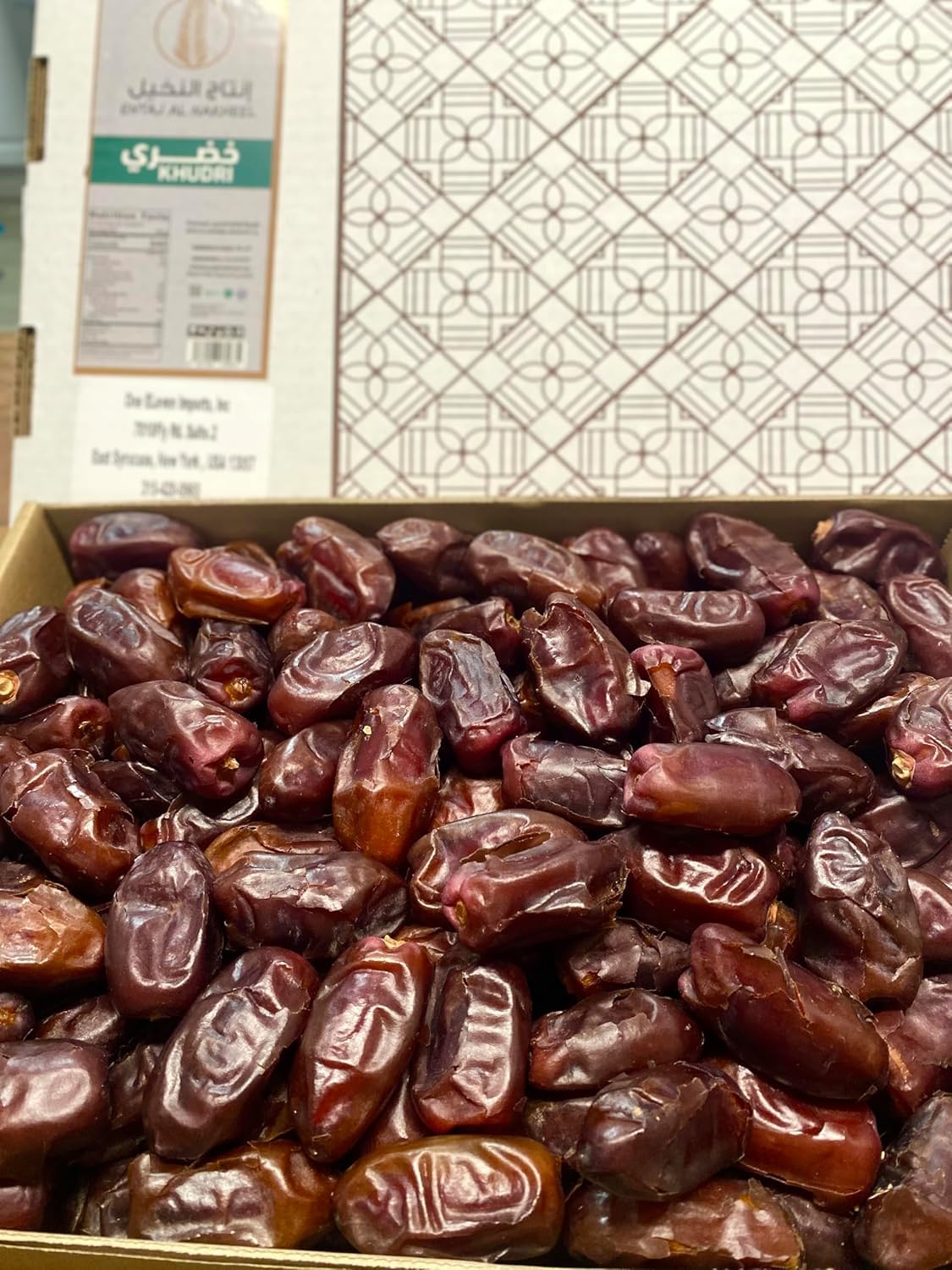 Premium Khudri Dates, 6.6 Lbs (3 Kg) - Jumbo Whole Dates, Naturally Sweet Dates Box, Nutrient-Rich, High In Fiber & Antioxidants
