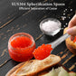 Caviar Maker Box, Spherification Dropper, Molecular Gastronomy Kit, 96 Holes Roe Sauce Dispenser Strainer Tools With Caviar Spoo