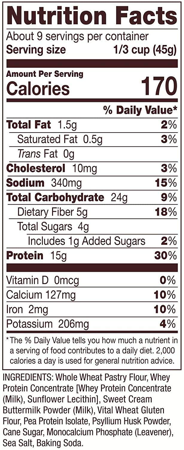 Bob'S Red Mill Mill Protein Pancake And Waffle Mix, 14-Ounce (Pack Of 2)