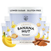 Mylk Labs Banana Nut Protein Oatmeal Cups  Whole Grain  Low Sugar  High Fiber Breakfast with Superfoods  Quick & Easy  On the Go  Instant Oatmeal  Rolled Oats  Gluten Free  Vegan  Nut Free  6 Pack