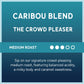 Peets Coffee Blend Decaf Ground Caribou Coffee, 12 oz