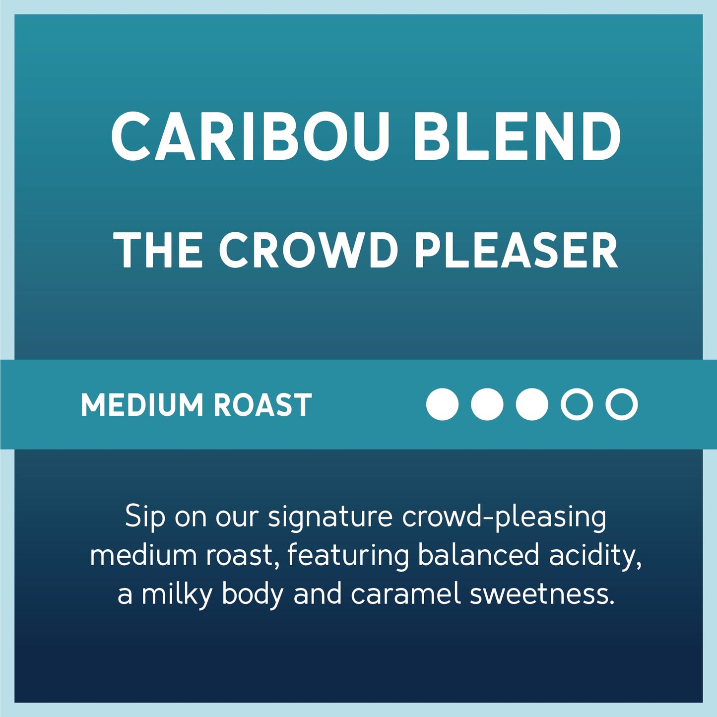 Caribou Coffee, Medium Roast Naturally Decaffeinated Ground Coffee - Caribou Blend 72 Ounces (6 Bags Of 12 Ounces)