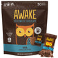 AWAKE Caffeinated Chocolate Bites - Milk Chocolate, 50 Count - Fairtrade, Gluten Free, Non-GMO - 50mg Caffeine per Bite