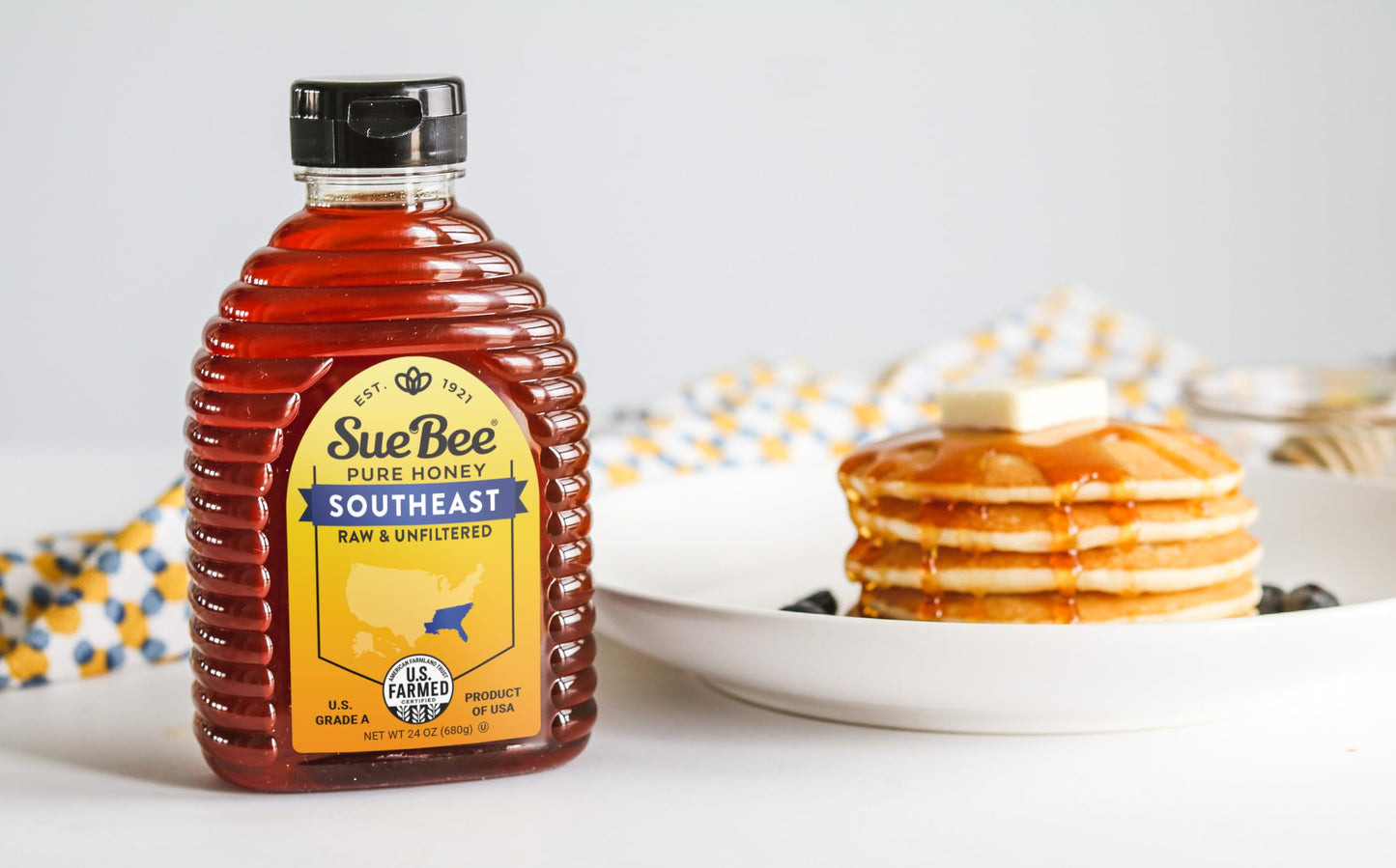 Sue Bee Honey Strained Unfiltered Co-op Honey 24 Oz Pack of 1