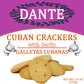 Dante Crackers Cuban With Garlic Galletas Cubanas 8 Oz (226 Gr)