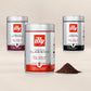 illy Ground Coffee Moka - 100% Arabica Flavored Coffee Ground - Rich Aromatic Coffee Grounds Profile - Classico Medium Roast - N