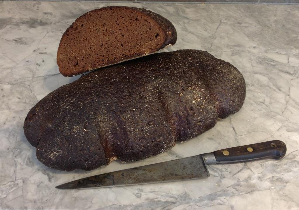 Black Rooster Rye Bread - 5 lb Loaf, 5 Pound Pack of 1, Freshly Baked Rye Bread