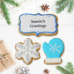 Christmas Cookies, Hand Decorated Vanilla Sugar Cookies, Christmas Gift Basket, Gourmet Holiday Food Gift Box, Christmas Gifts, For Women, Him, Her, Office, Corporate, Employee, 3 Count Custom Cookies