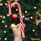 Giant Candy Cane Sticks 2 Pack Gift box - 10 Inch Individually Wrapped Christmas Candy Peppermint Flavor For Stocking Fillers, H