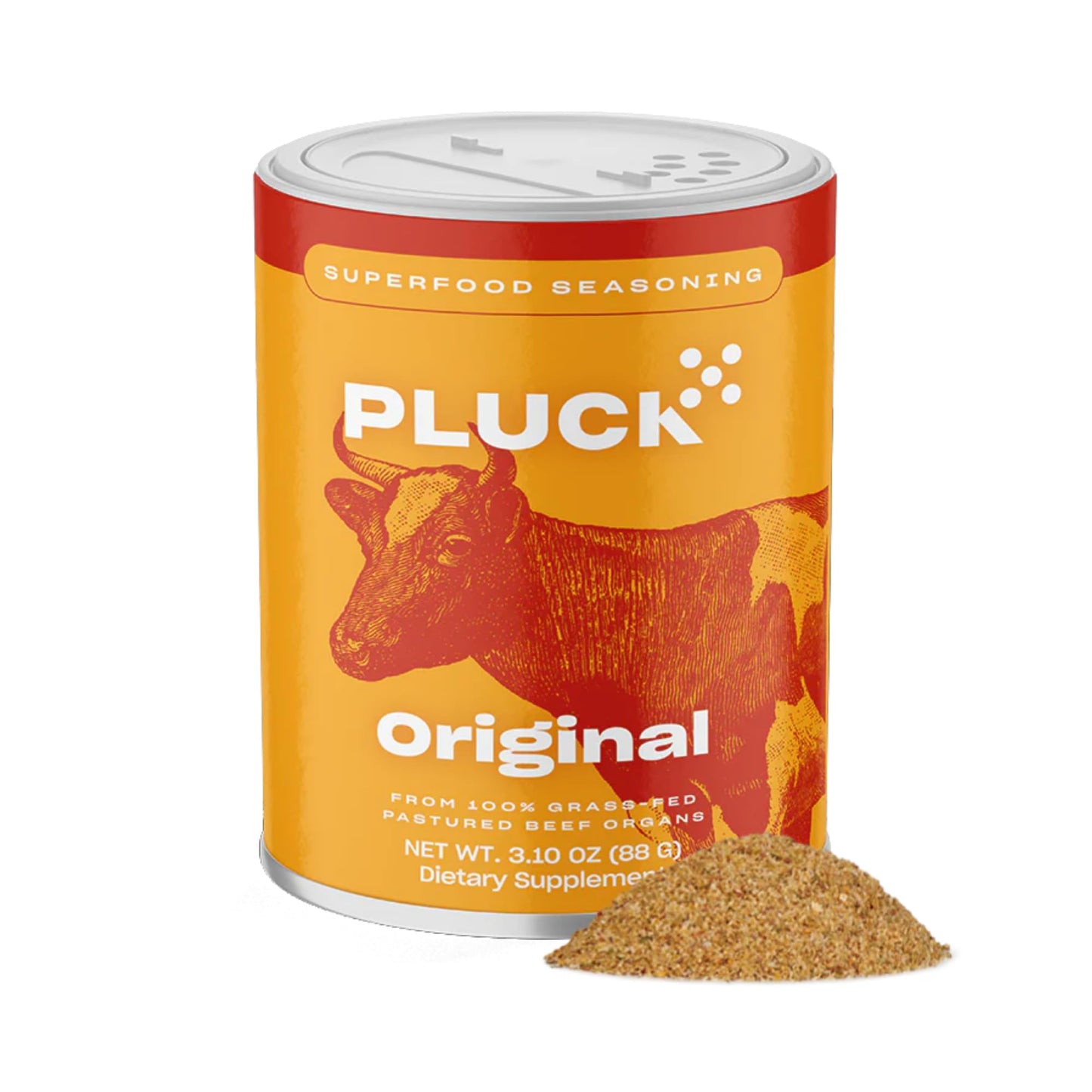 PLUCK All-Purpose Seasoning Blend for Organ Meat, 1.76 oz, Made with Grass-Fed Beef Organs, Sea Salt, Shark Tank Feature