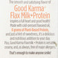 Good Karma, Flax Milk, Protein, Vanilla, Pack Of 6, Size 32 Fz - No Artificial Ingredients Dairy Free Gluten Free Low Sodium Veg