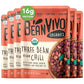 Beanvivo - Organic Three Bean Vegan Chili Pack Of 6 (10 Oz Each) - Seasoned & Ready To Eat Plant Protein Vegan Gluten Free Micro