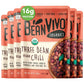 Beanvivo - Organic Three Bean Vegan Chili Pack Of 6 (10 Oz Each) - Seasoned & Ready To Eat Plant Protein Vegan Gluten Free Micro