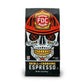 Fire Department Coffee Skull Crushing Espresso Beans - 12 oz Whole Bean - Veteran Owned, Roasted in the USA