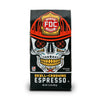 Fire Department Coffee Skull Crushing Espresso Beans - 12 oz Whole Bean - Veteran Owned, Roasted in the USA