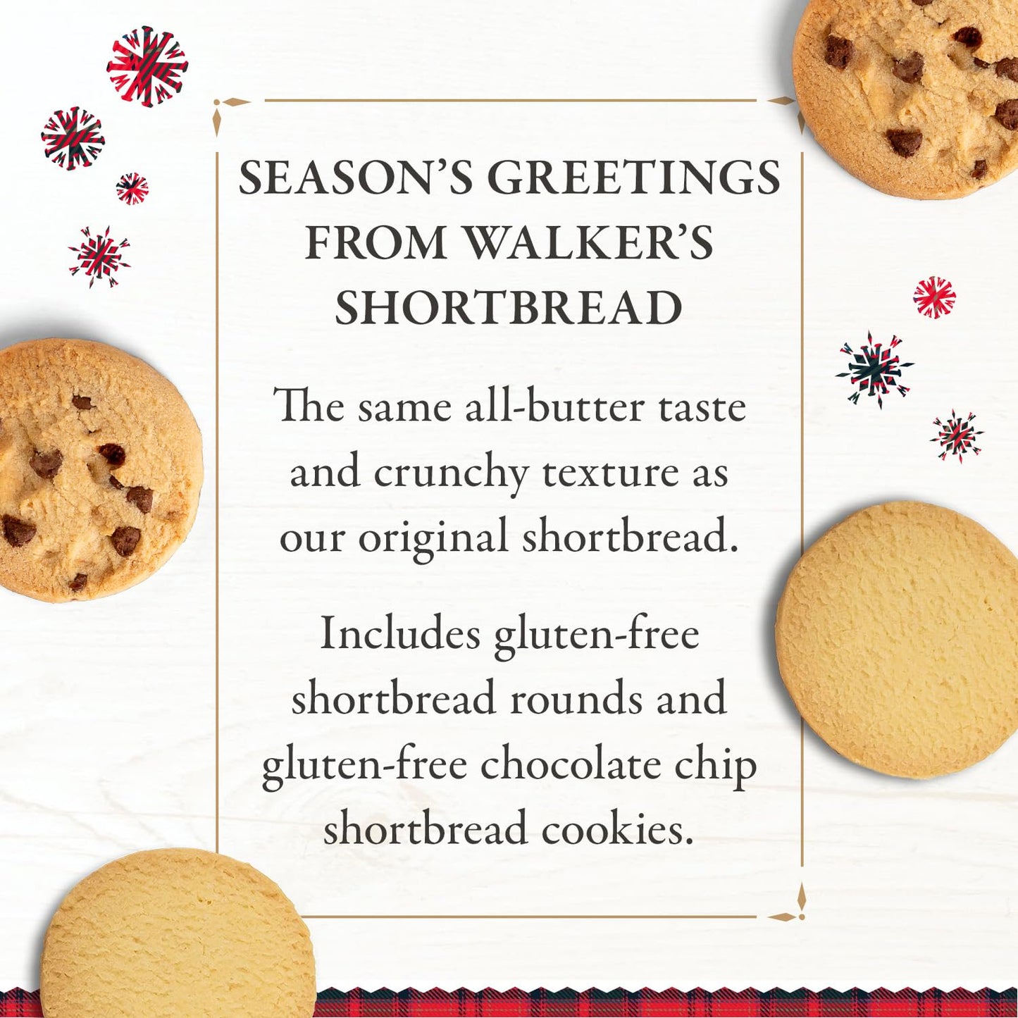 Walkers Gluten Free Shortbread Cookies - 9.9 Oz Shortbread Cookie Box - Includes Assortment Of Gluten Free Shortbread Rounds And