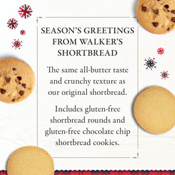 Walkers Gluten Free Shortbread Cookies - 9.9 Oz Shortbread Cookie Box - Includes Assortment Of Gluten Free Shortbread Rounds And