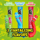 Chewzme Chew N' Crunch Stix -Tangy Chewy Candy Straws Coated W/Crunchy Pieces - Individually Wrapped,Assorted Flavors, 10.6 Ounc