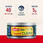 Snow'S Wild Caught Chopped Clams Canned, 6.5 Oz Can (Pack Of 6) - 5G Protein Per Serving - Gluten Free, Keto Friendly, 99% Fat F