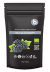 Organic Freeze Dried Wild Blackberry Powder From Frozen Blackberries, Antioxidant Superfood, For Smoothies, Baking And Flavoring