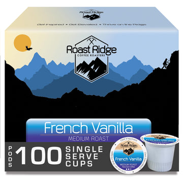 Roast Ridge Single Serve Coffee Pods for Keurig K-Cup malt-inspired  French Vanilla Blend  Medium Roast  100 Count