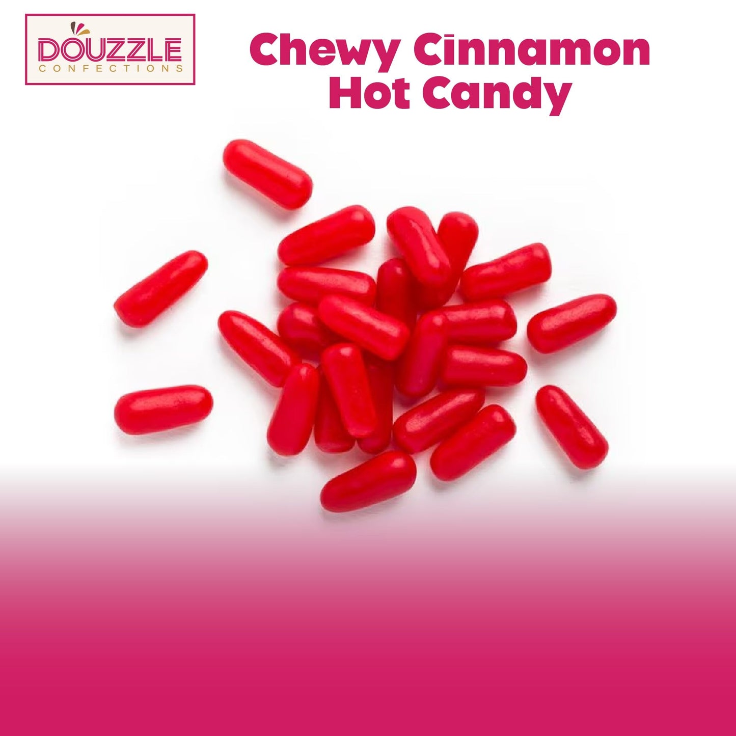 Douzzle Hot Sparx Cinnamon Flavored Chewy Candy Jelly Beans (Pack Of 1) Birthday Party Favors, Goodie Bags Stuffers, Pinata Fill