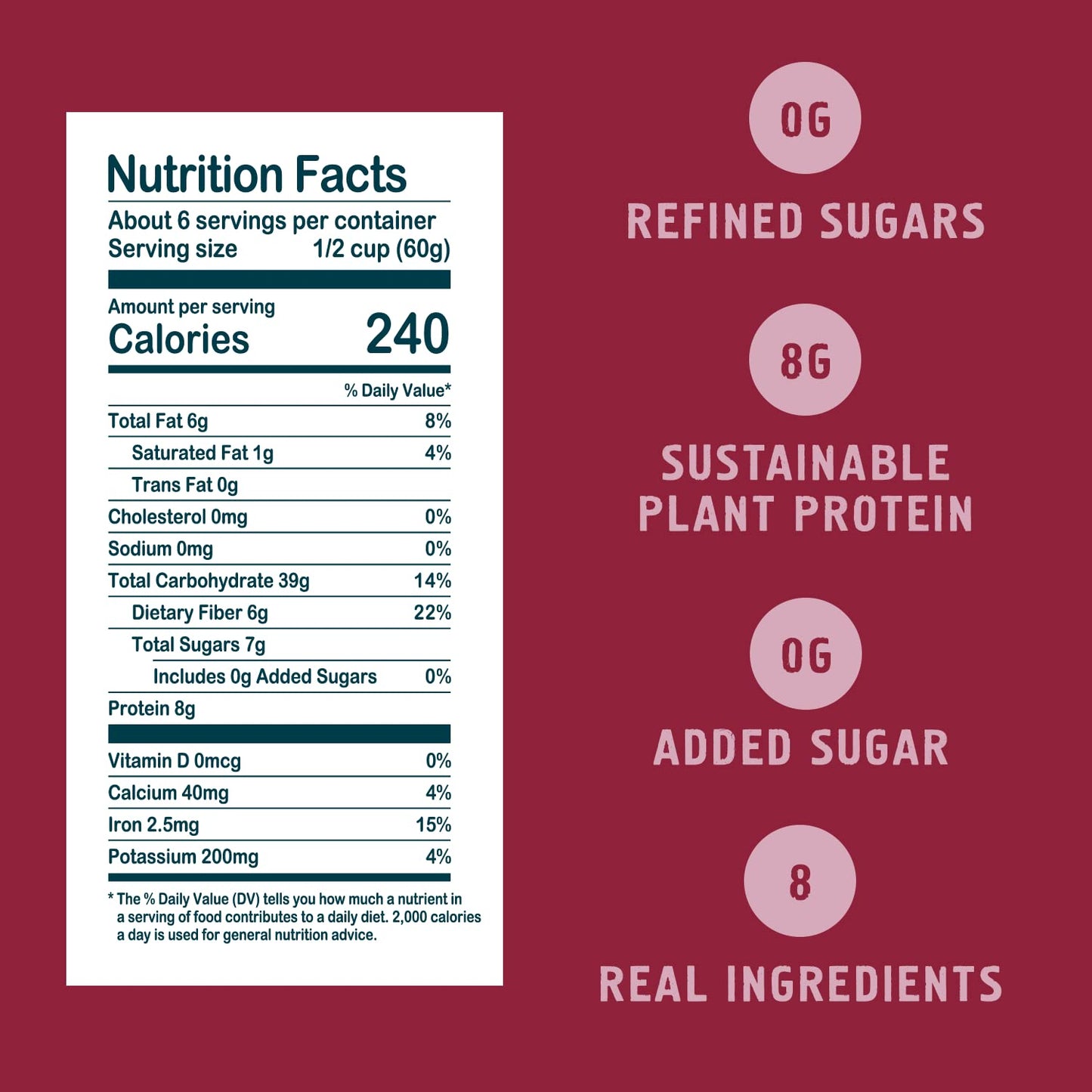 Seven Sundays Farmers Market Organic Almond Date Currant Muesli Cereal - 4 Count, 12 Oz Pouch - Certified Gluten Free Muesli - N