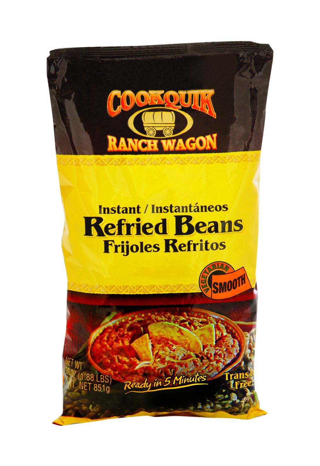 Cookquik Dehy Refried Smooth Pinto, 30 Oz