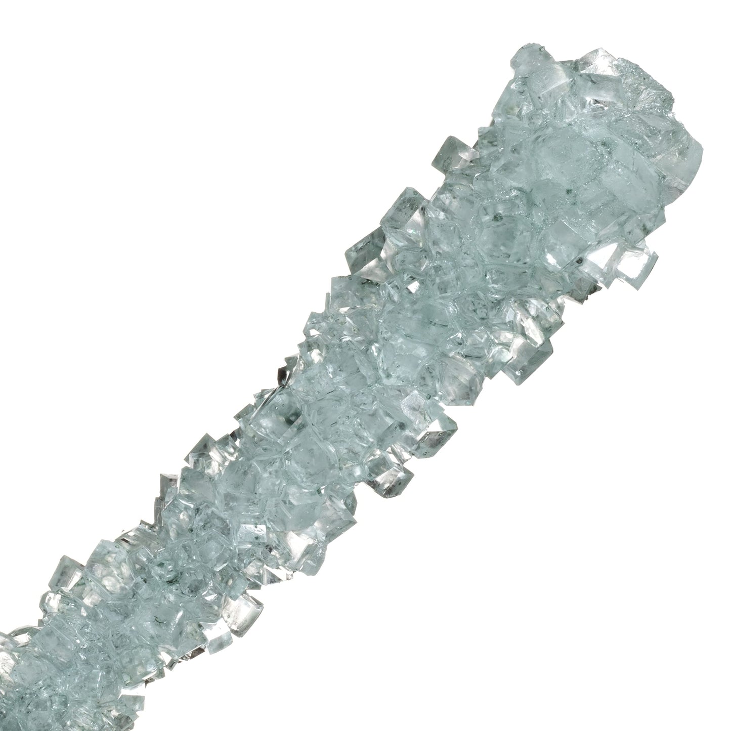 Candy Envy Silver Rock Candy Sugar Sticks - Original Flavor - 12 Count Individually Wrapped