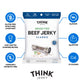 Think Jerky Classic Beef Jerky, Grass-Fed, Gluten Free, Low Calorie, 1 oz Bags, 8 Pack