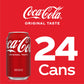 Coca-Cola Classic Soda, 12 fl oz Cans, 24 Pack, Rich Brown, Model 049000012781