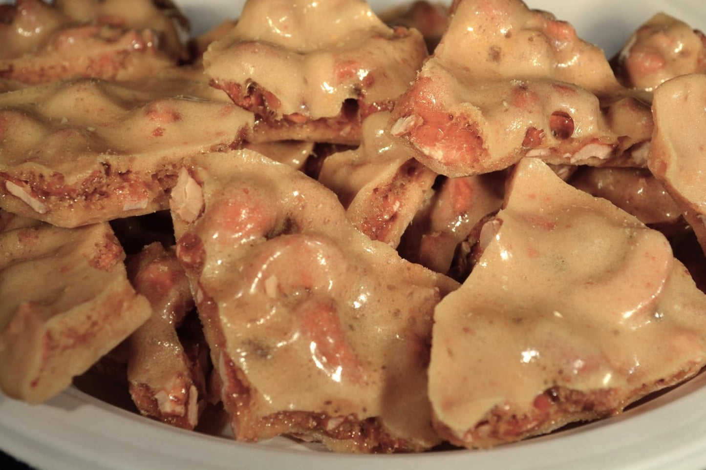 Grannys Confections Handmade Cashew Brittle Made With Premium Cashews, Just Like Granny Used To Make. - One Pound (16 Oz) Bag