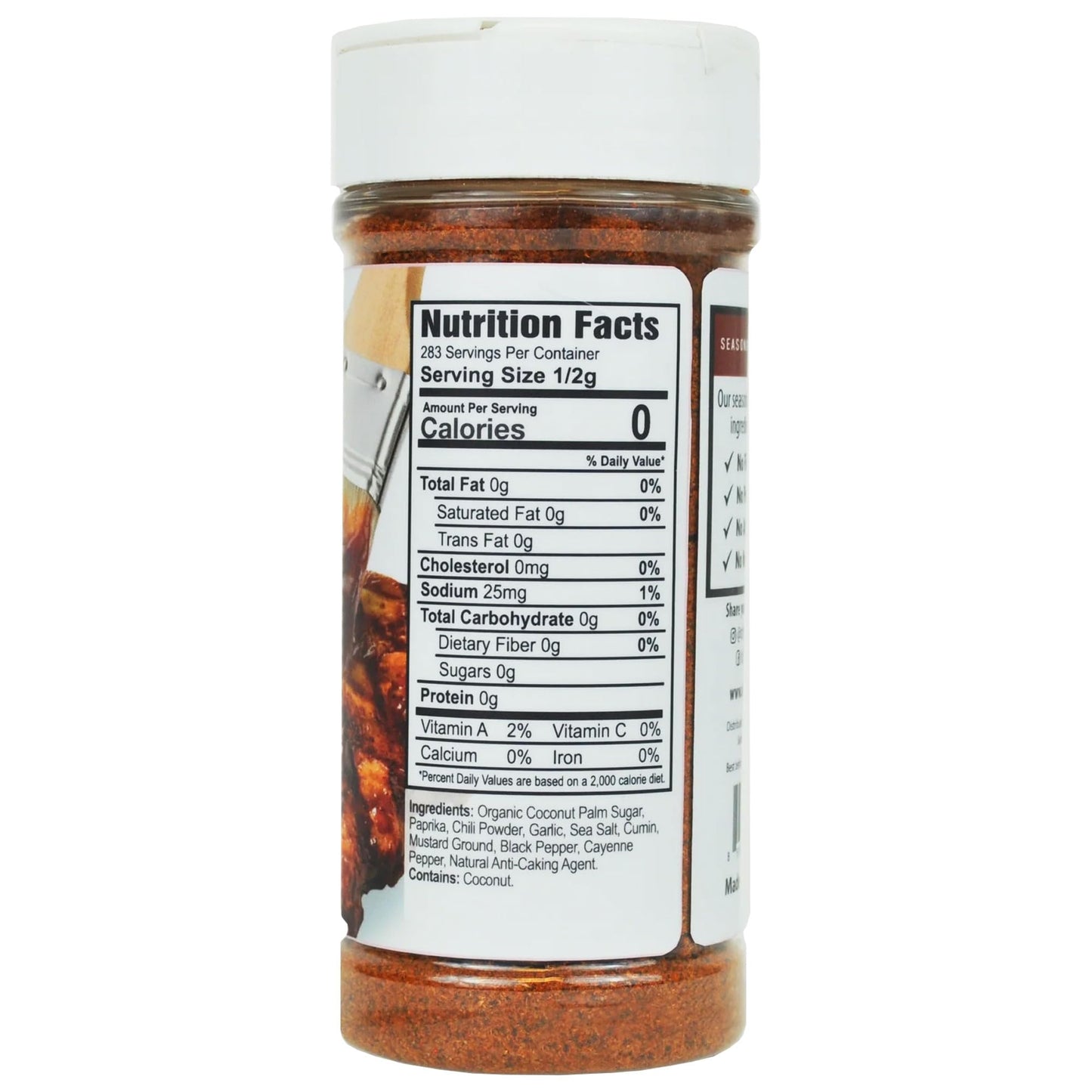 Bbq Rub Seasoning - Gluten Free Sweet & Savory Blend For Chicken, Steak & Pork. Bbq Sauce Powder With Paprika, Chili, Garlic, Se