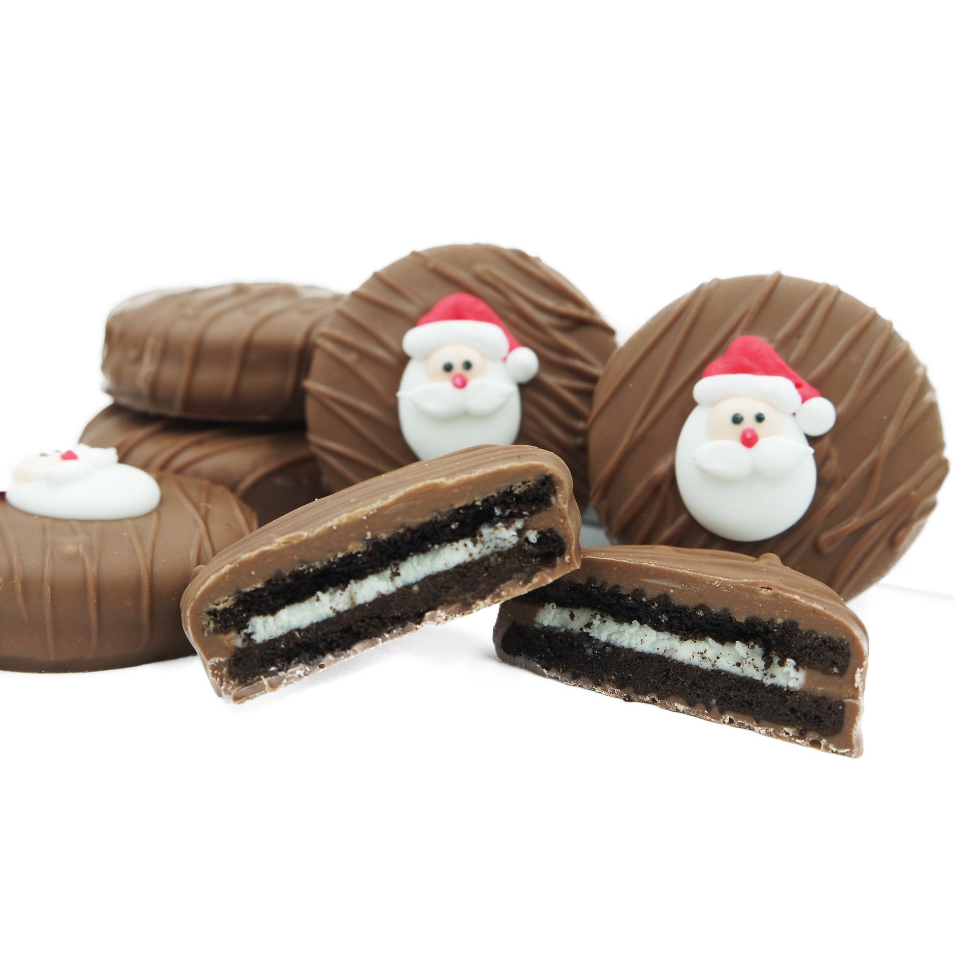Philadelphia Candies Milk Chocolate Covered OREO Cookies, 8 Ounce, Christmas Gift