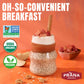 Prana Organic Overnight Chia with Oats Apple Crumble - Vegan, Non-GMO, High Fiber & Protein, Ready to Eat Breakfast, 28 oz (2 Pack)