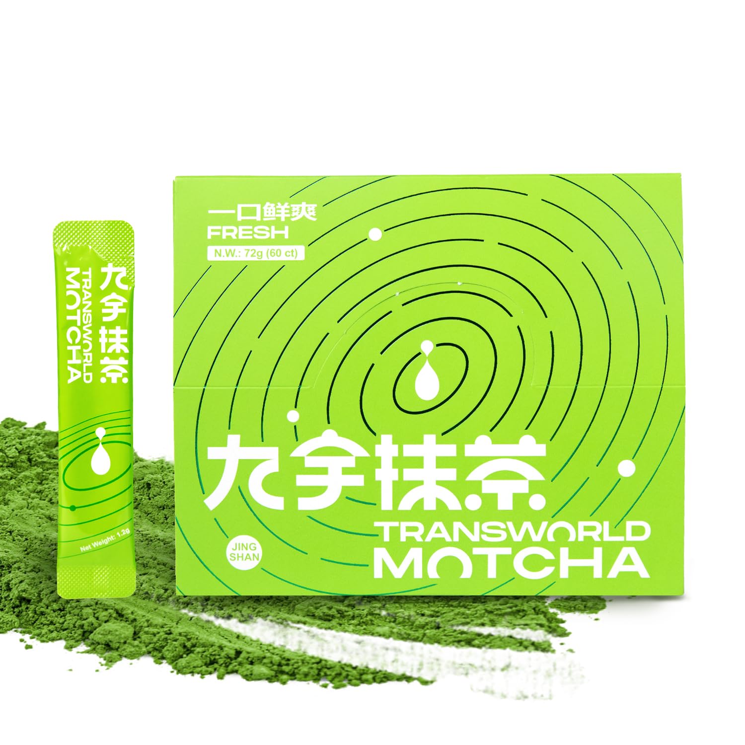 Authentic Ceremonial Matcha USDA Organic Premium Matcha Green Tea Powder for Drinking and Latte 100% Pure No Additives 60ct