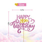 Pink Glitter Happy 89Th Birthday Cake Topper, Eighty Nine Years Old Birthday Party Cake Decor, Gold Number 89 Birthday Party Sup