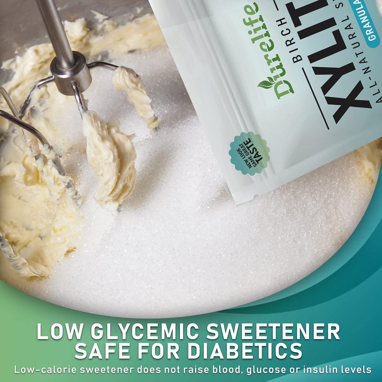 DureLife Xylitol Sugar Substitute, 100% Pure Birch, Non-GMO, Gluten-Free, 4 Ounce Sample Size