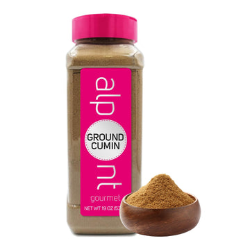 Alpont Gourmet Ground Cumin - 19Oz (538G), All Natural, Non-Gmo, Packed To Keep It Fresh, Premium Quality