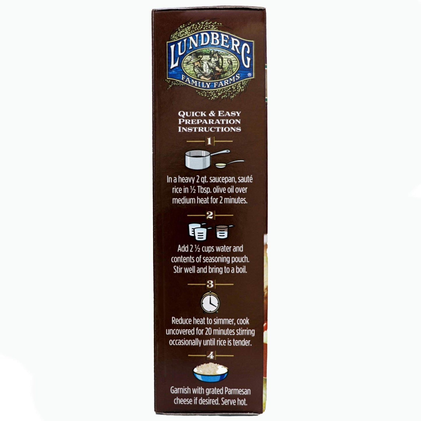 Lundberg Organic Creamy Parmesan Risotto Rice, Gluten Free, 5.5 Ounces (Pack Of 6)