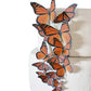Sugar Robot Inc. Edible Butterflies Set of 15 - Wafer Cake & Cupcake Toppers - 4x0.05 - Orange Monarch Butterflies