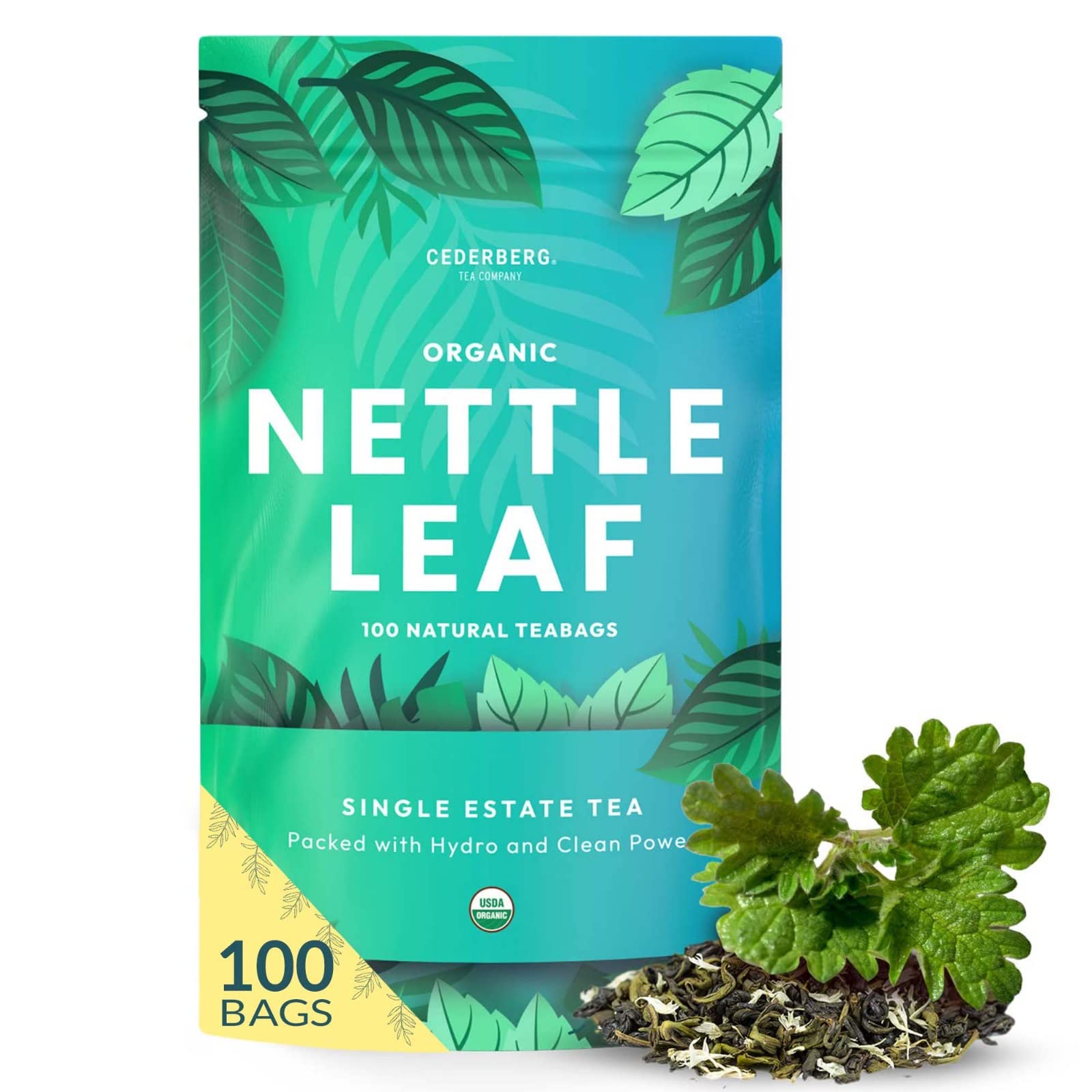 Organic Nettle Leaf Tea | Eco-Friendly Tea Bags | Non-Gmo Caffeine Free Tea With Zero Sugar | Cederberg Tea Company.