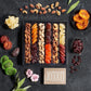 Happy Birthday Dried Fruit & Nuts Gift Basket Arrangement Platter, Gourmet Food Snack Box, Birthday Care Package, Healthy Kosher