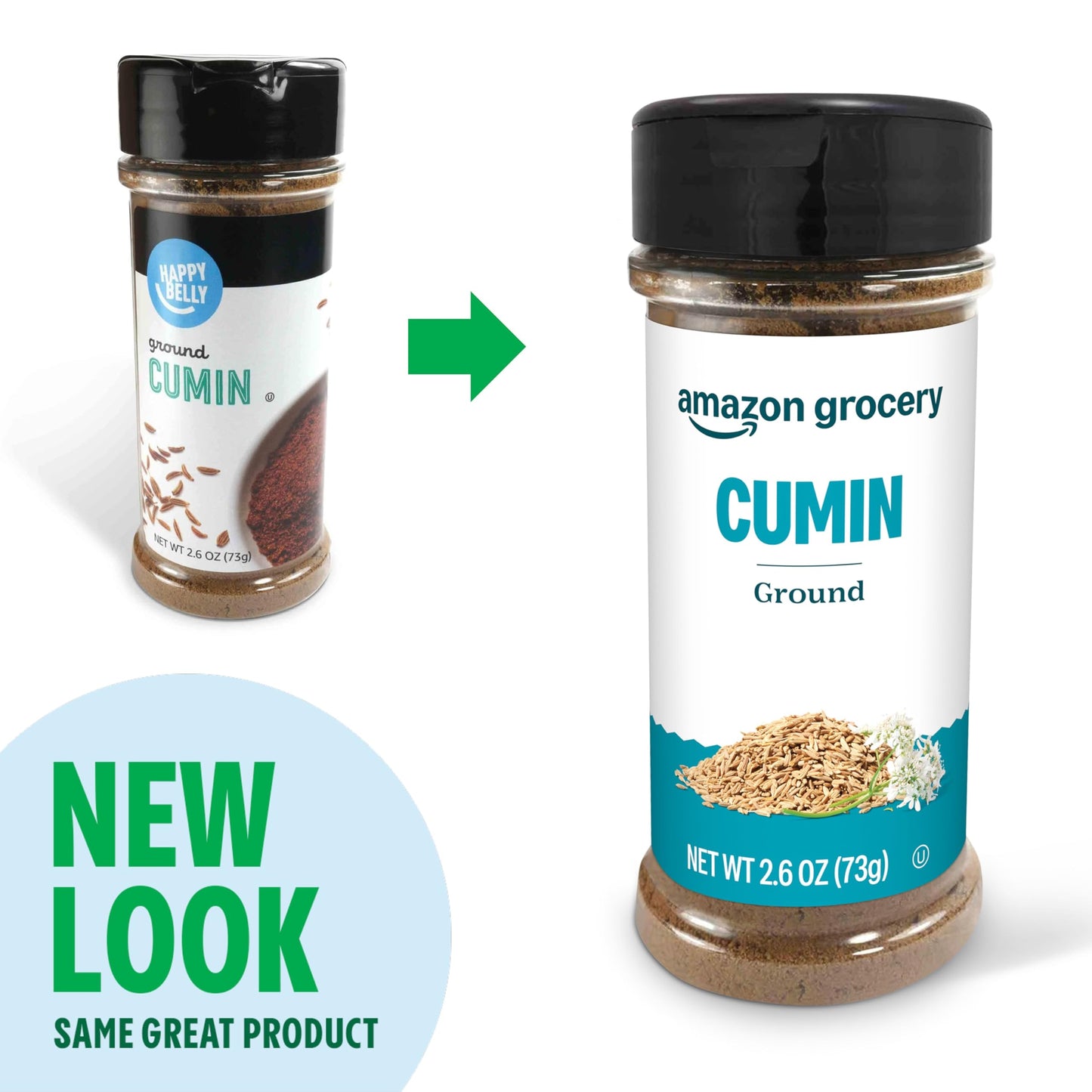 large online retailer Grocery Ground Cumin, 2.6 Oz, Pack of 1, Previously Happy Belly, Packaging May Vary
