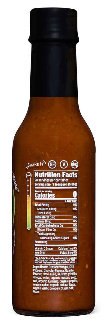 Grandma'S Trini Pepper Sauce - Hot Heat Hot Sauce - Vegan - Gluten Free - Non-Gmo - Low Sodium - Low Carb - Fabulous Flavor And