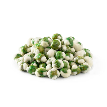 NUTS U.S. Wasabi Coated Green Peas, Vegan, Crunchy & Spicy, 32 Ounce Resealable Bag