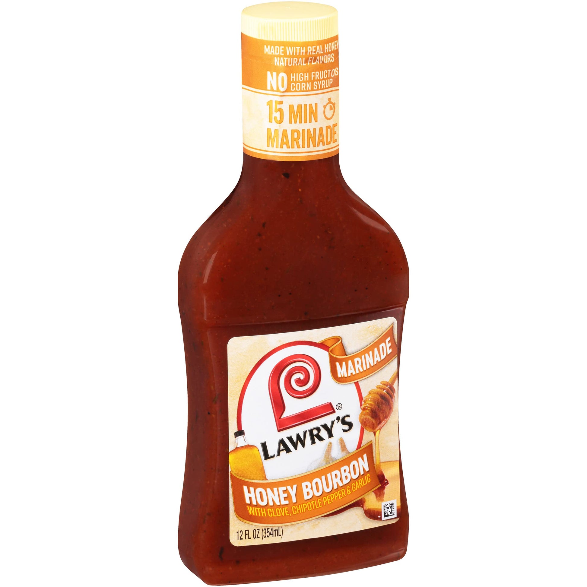 Lawrys Honey Bourbon Marinade with Clove & Chipotle Pepper, 12 fl oz